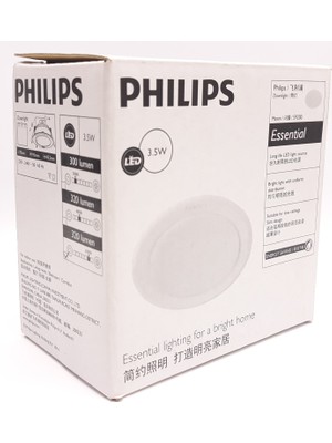 Philips 3,5W Led Panel 6500K 2,5"