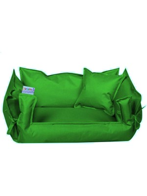 Pufumo Pufumo Kedi Köpek Yatağı-Minderi Yeşil