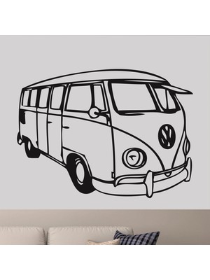 Sticker Master Volkswagen Duvar Çocuk Odası Sticker Oto Motor Pc Etiket