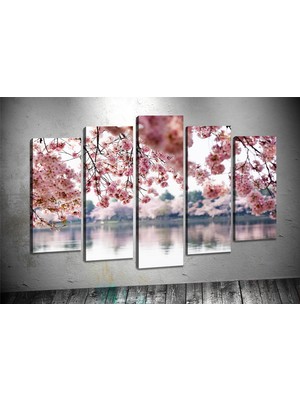 Tablocenter 5 Parçalı Manzara Kanvas Tablo 60 x 100 cm