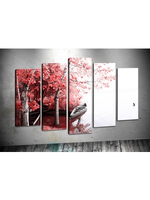 Tablocenter 5 Parçalı Manzara Kanvas Tablo 60 x 100 cm