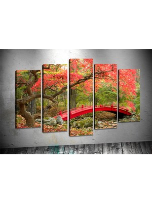 Tablocenter 5 Parçalı Manzara Kanvas Tablo 60 x 100 cm