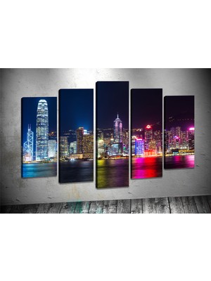 Tablocenter 5 Parçalı Manzara Kanvas Tablo 60 x 100 cm