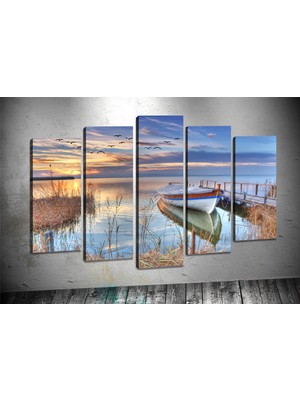 Tablocenter 5 Parçalı Manzara Kanvas Tablo 60 x 100 cm