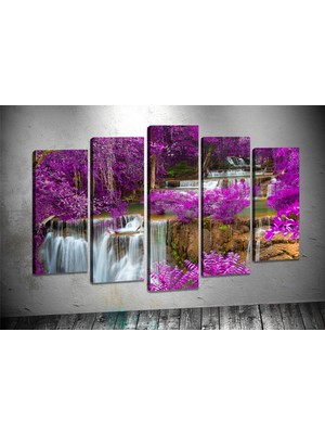 Tablocenter 5 Parçalı Manzara Kanvas Tablo 60 x 100 cm