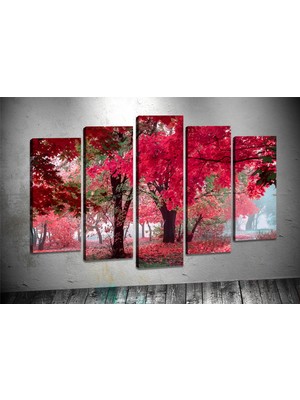 Tablocenter 5 Parçalı Manzara Kanvas Tablo 60 x 100 cm
