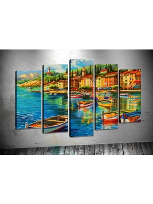 Tablocenter 5 Parçalı Manzara Kanvas Tablo 60 x 100 cm