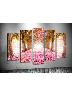 Tablocenter 5 Parçalı Manzara Kanvas Tablo 60 x 100 cm