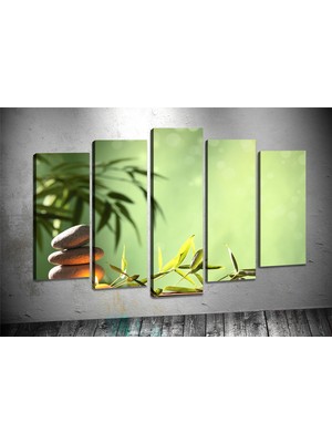 Tablocenter 5 Parçalı Dekoratif Kanvas Tablo 60 x 100 cm