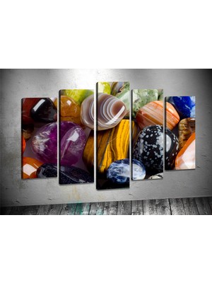 Tablocenter 5 Parçalı Dekoratif Kanvas Tablo 60 x 100 cm