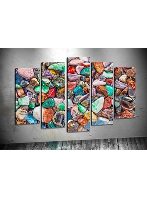 Tablocenter 5 Parçalı Dekoratif Kanvas Tablo 60 x 100 cm