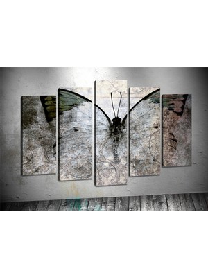 Tablocenter 5 Parçalı Dekoratif Kanvas Tablo 60 x 100 cm