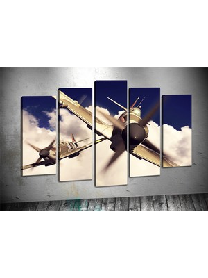 Tablocenter 5 Parçalı Dekoratif Kanvas Tablo 60 x 100 cm