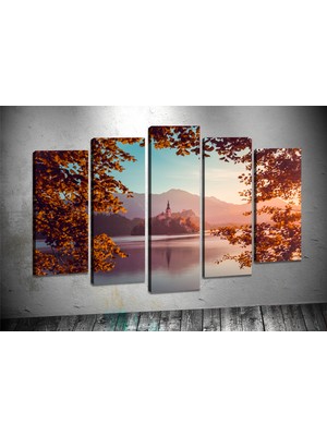 Tablocenter 5 Parçalı Dekoratif Kanvas Tablo 60 x 100 cm