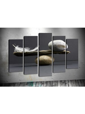 Tablocenter 5 Parçalı Dekoratif Kanvas Tablo 60 x 100 cm