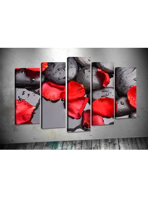 Tablocenter 5 Parçalı Dekoratif Kanvas Tablo 60 x 100 cm