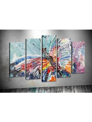Tablocenter 5 Parçalı Dekoratif Kanvas Tablo 60 x 100 cm