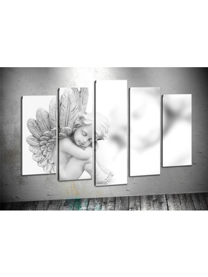 Tablocenter 5 Parçalı Dekoratif Kanvas Tablo 60 x 100 cm