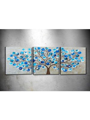 Tablocenter 3 Parçalı Dekoratif Kanvas Tablo 30 x 90 cm