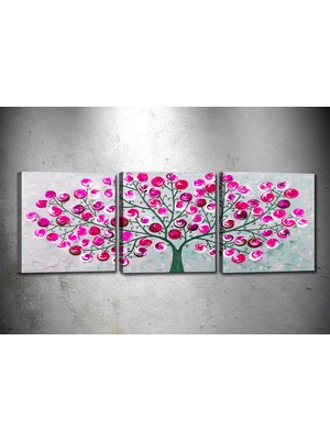 Tablocenter 3 Parçalı Dekoratif Kanvas Tablo 30 x 90 cm