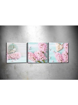 Tablocenter 3 Parçalı Dekoratif Kanvas Tablo 30 x 90 cm