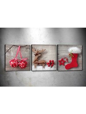 Tablocenter 3 Parçalı Dekoratif Kanvas Tablo 30 x 90 cm