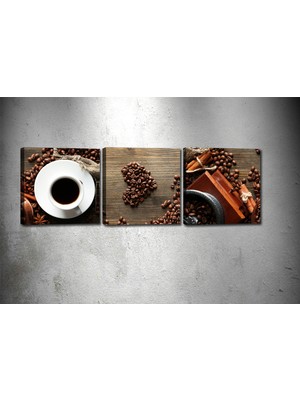 Tablocenter 3 Parçalı Dekoratif Kanvas Tablo 30 x 90 cm