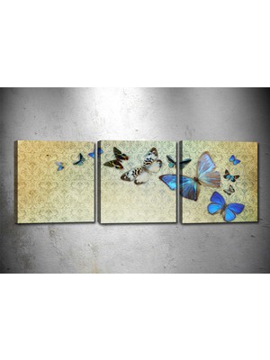 Tablocenter 3 Parçalı Dekoratif Kanvas Tablo 30 x 90 cm