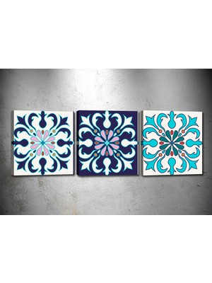 Tablocenter 3 Parçalı Dekoratif Kanvas Tablo 30 x 90 cm