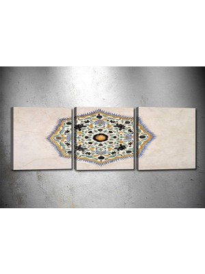 Tablocenter 3 Parçalı Dekoratif Kanvas Tablo 30 x 90 cm