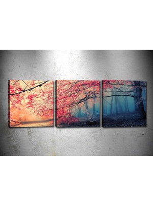 Tablocenter 3 Parçalı Dekoratif Kanvas Tablo 30 x 90 cm