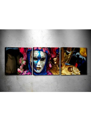 Tablocenter 3 Parçalı Dekoratif Kanvas Tablo 30 x 90 cm