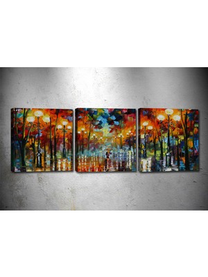Tablocenter 3 Parçalı Dekoratif Kanvas Tablo 30 x 90 cm