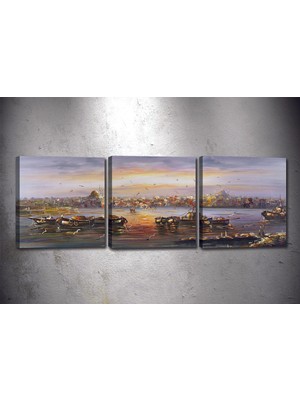 Tablocenter 3 Parçalı Manzara Kanvas Tablo 30 x 90 cm