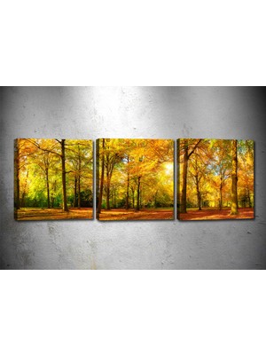 Tablocenter 3 Parçalı Manzara Kanvas Tablo 30 x 90 cm
