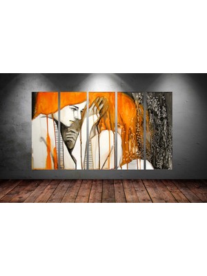 Tablocenter 5 Parçalı Dekoratif  Kanvas Tablo 150 x 90cm