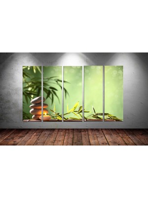 Tablocenter 5 Parçalı Dekoratif  Kanvas Tablo 150 x 90cm