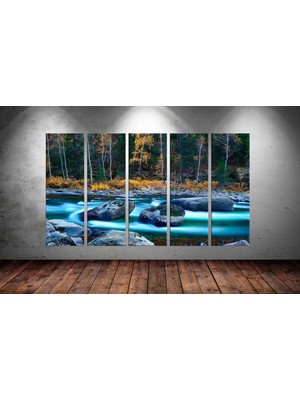 Tablocenter 5 Parçalı Dekoratif  Kanvas Tablo 150 x 90cm