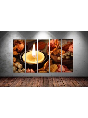 Tablocenter 5 Parçalı Dekoratif  Kanvas Tablo 150 x 90cm