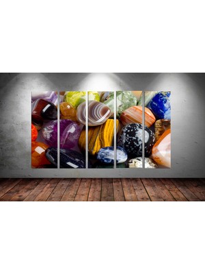 Tablocenter 5 Parçalı Dekoratif  Kanvas Tablo 150 x 90cm
