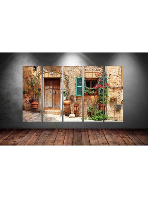 Tablocenter 5 Parçalı Dekoratif  Kanvas Tablo 150 x 90cm