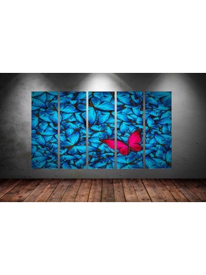 Tablocenter 5 Parçalı Dekoratif  Kanvas Tablo 150 x 90cm