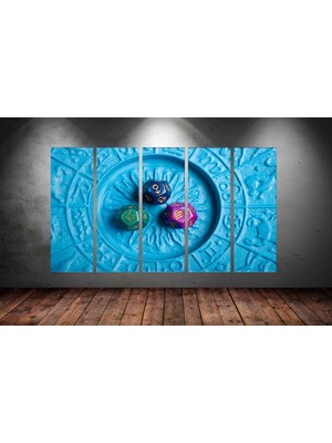 Tablocenter 5 Parçalı Dekoratif  Kanvas Tablo 150 x 90cm