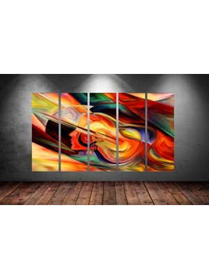 Tablocenter 5 Parçalı Dekoratif  Kanvas Tablo 150 x 90cm