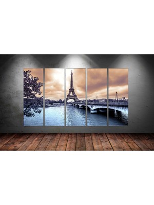 Tablocenter 5 Parçalı Dekoratif  Kanvas Tablo 150 x 90cm