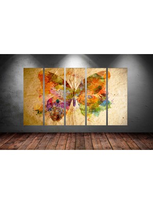 Tablocenter 5 Parçalı Dekoratif  Kanvas Tablo 150 x 90cm