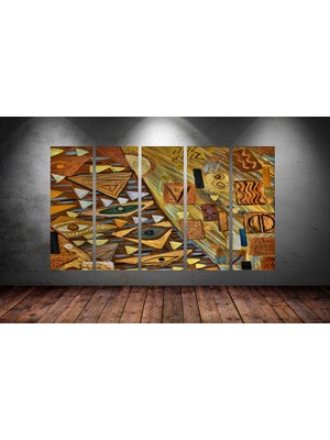 Tablocenter 5 Parçalı Dekoratif  Kanvas Tablo 150 x 90cm