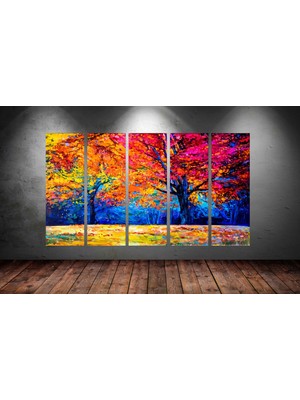 Tablocenter 5 Parçalı Dekoratif  Kanvas Tablo 150 x 90cm