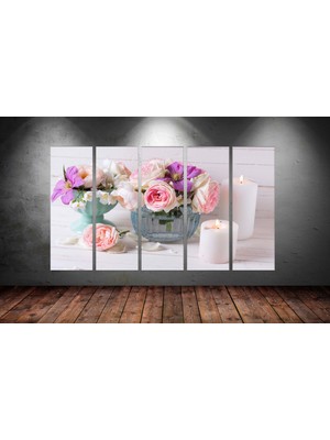 Tablocenter 5 Parçalı Dekoratif  Kanvas Tablo 150 x 90cm