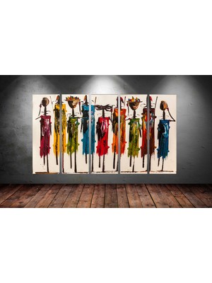 Tablocenter 5 Parçalı Dekoratif  Kanvas Tablo 150 x 90cm